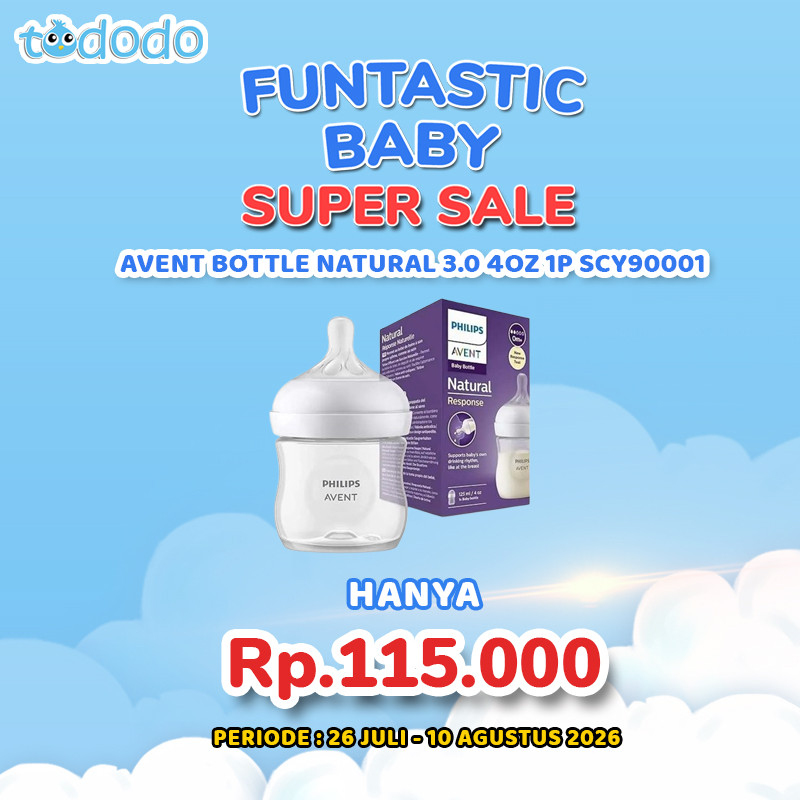 AVENT BOTTLE NATURAL 3.0 4OZ 1P SCY900/01