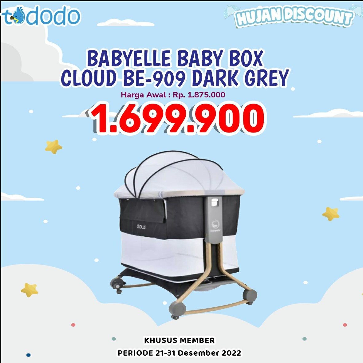 BABYELLE BABY BOX CLOUD BE-909