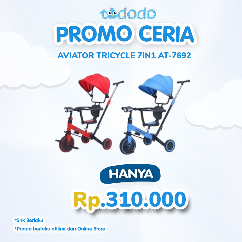 AVIATOR TRICYCLE 7IN1 AT-7692