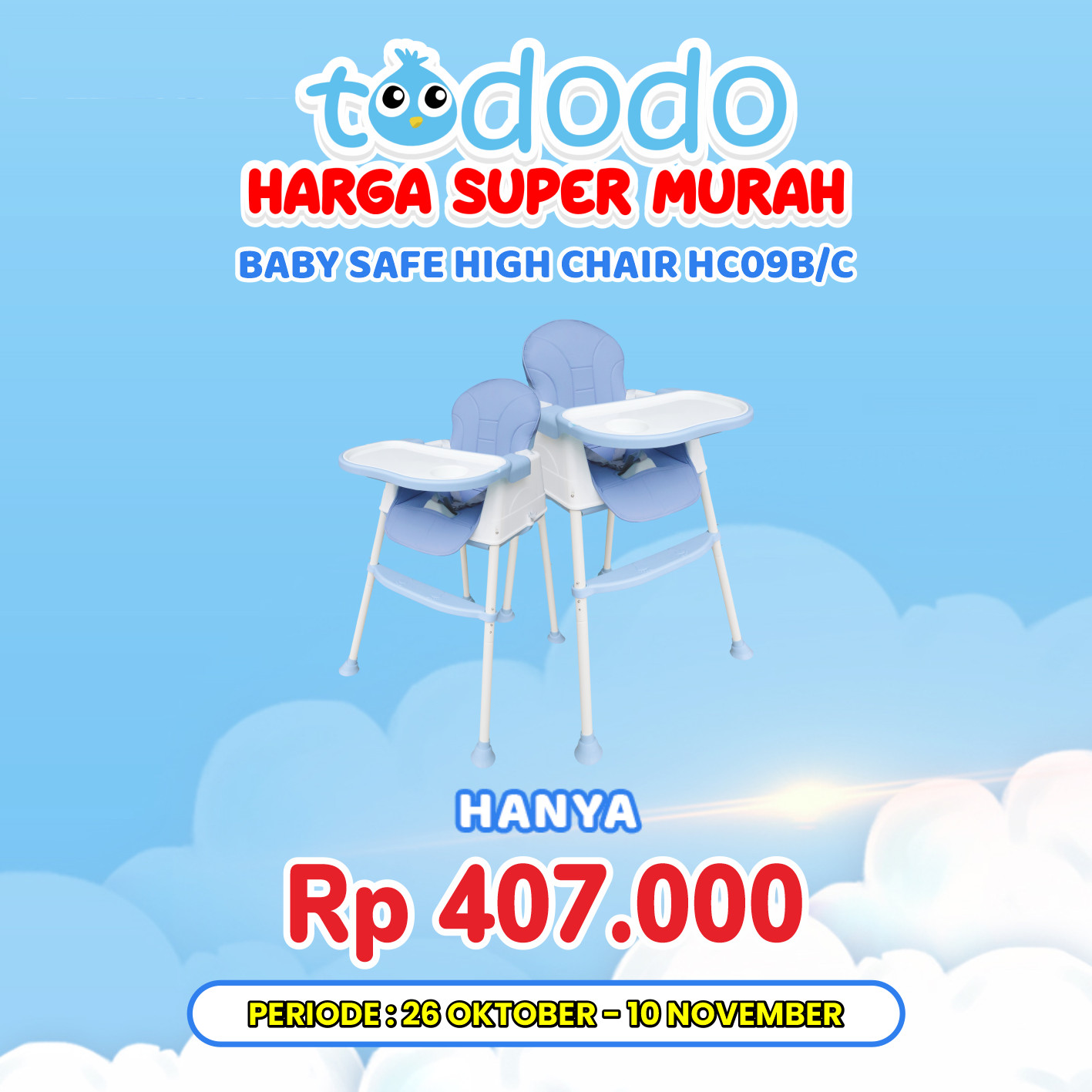 BABY SAFE HIGH CHAIR HC09