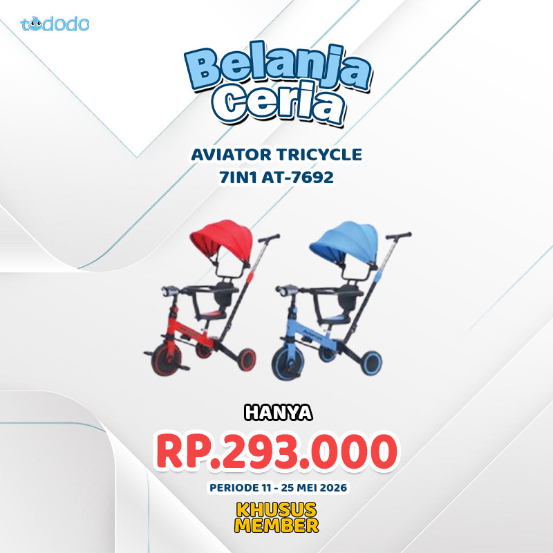 AVIATOR TRICYCLE 7IN1 AT-7692