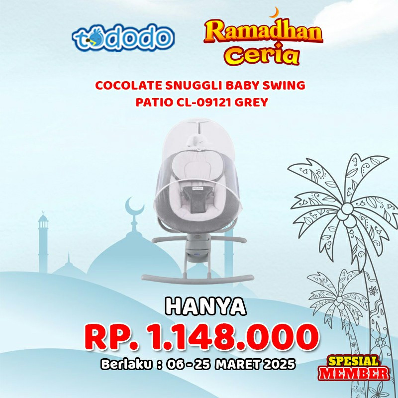 COCOLATE SNUGGLI BABY SWING PATIO CL-09121