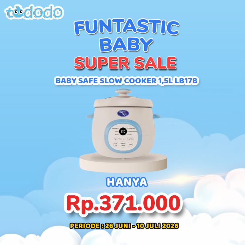 BABY SAFE SLOW COOKER 1,5L LB17B