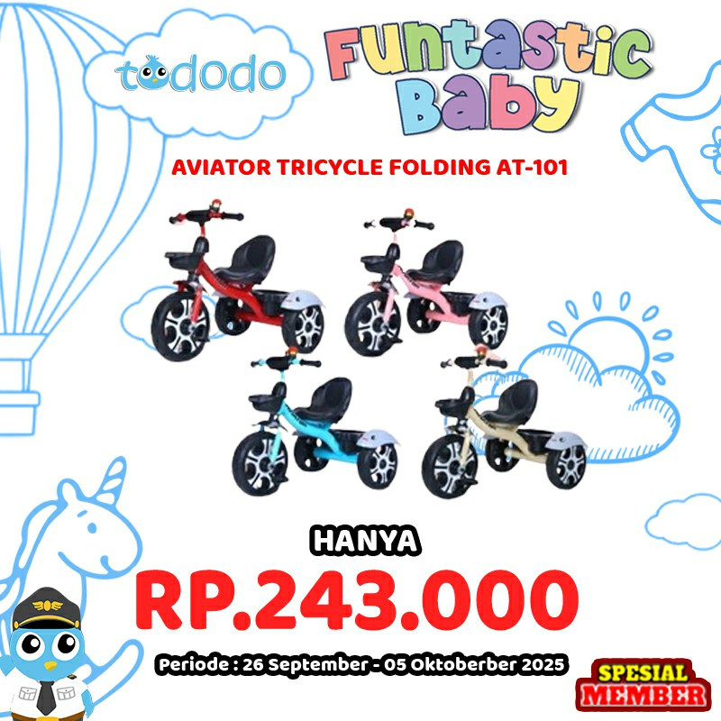 AVIATOR TRICYCLE FOLDING AT-101