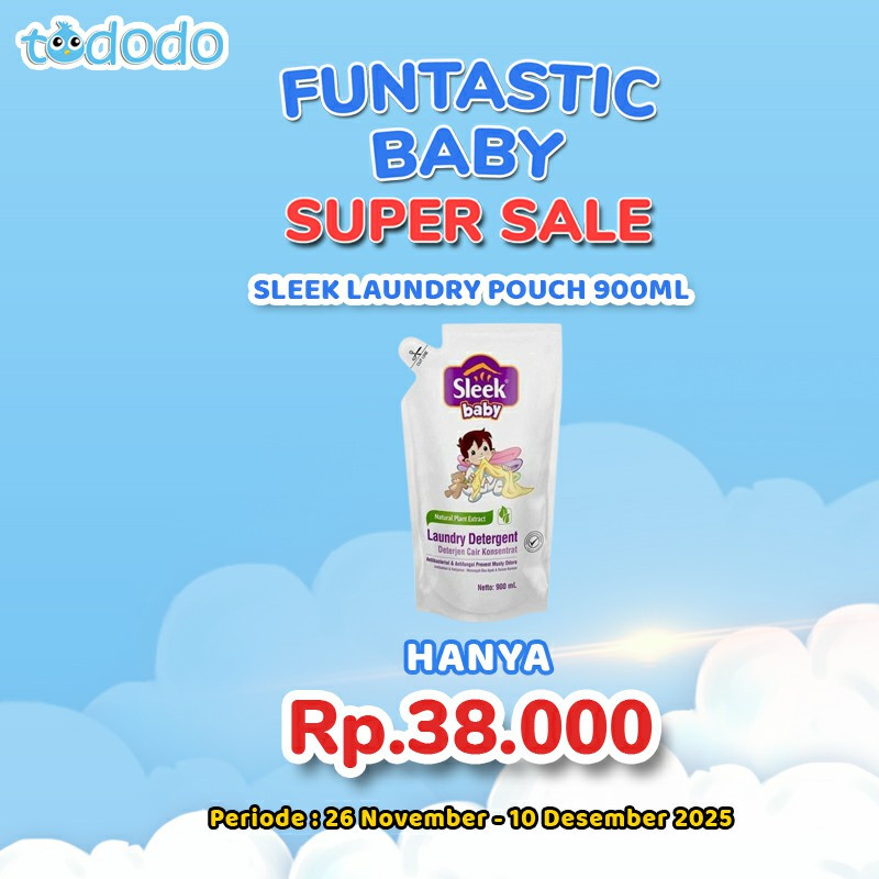 SLEEK LAUNDRY POUCH 900ML