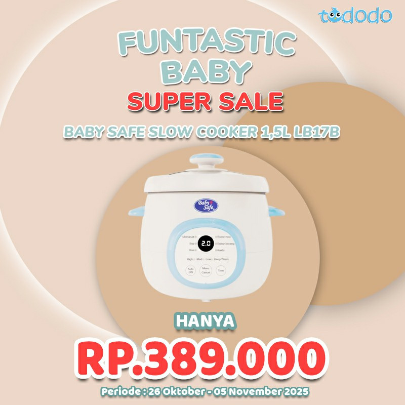 BABY SAFE SLOW COOKER 1,5L LB17B