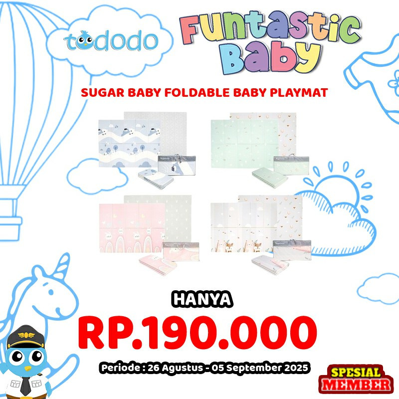 SUGAR BABY FOLDABLE BABY PLAYMAT