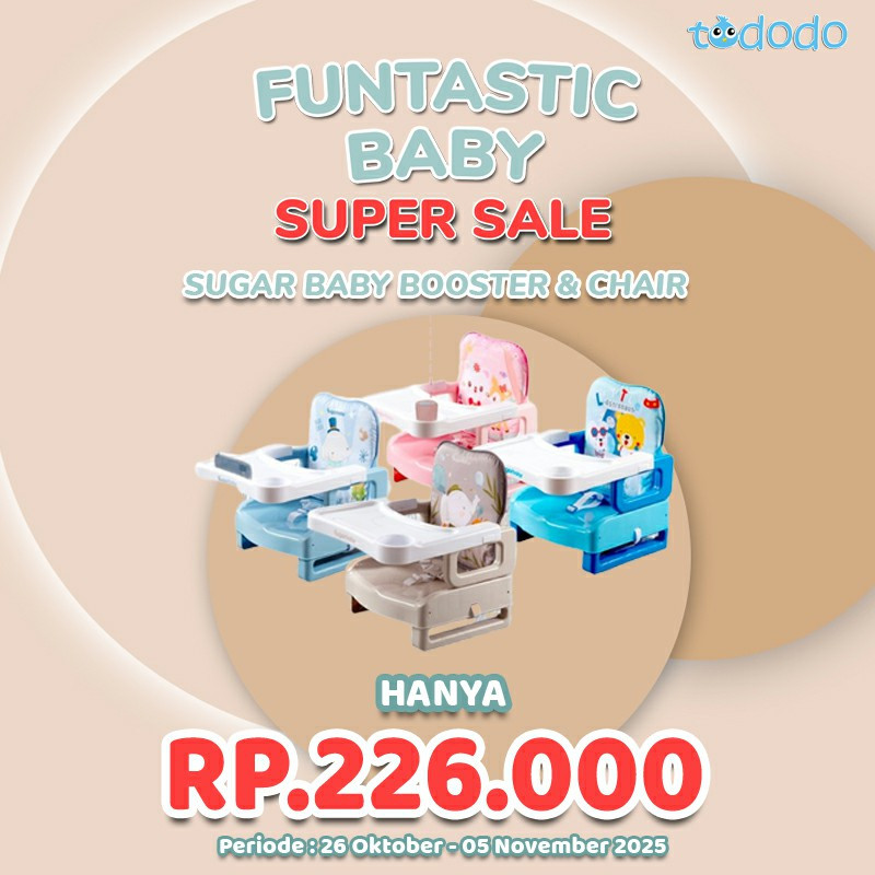 SUGAR BABY BOOSTER & CHAIR SUGAR CIRCUS