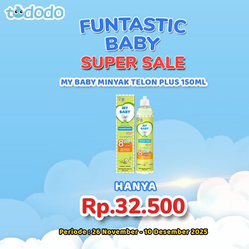 MY BABY MINYAK TELON PLUS 150ML