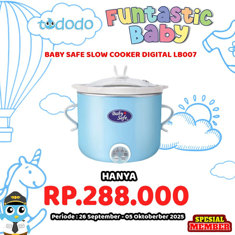 BABY SAFE SLOW COOKER DIGITAL LB007