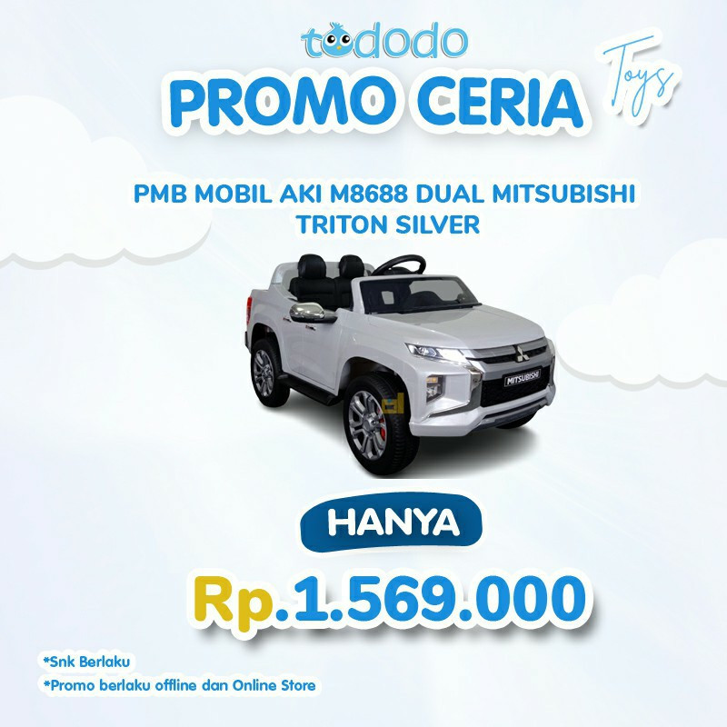 PMB MOBIL AKI M8688 DUAL MITSUBISHI TRITON