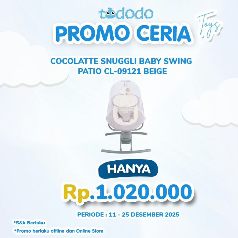 COCOLATTE SNUGGLI BABY SWING PATIO CL-09121