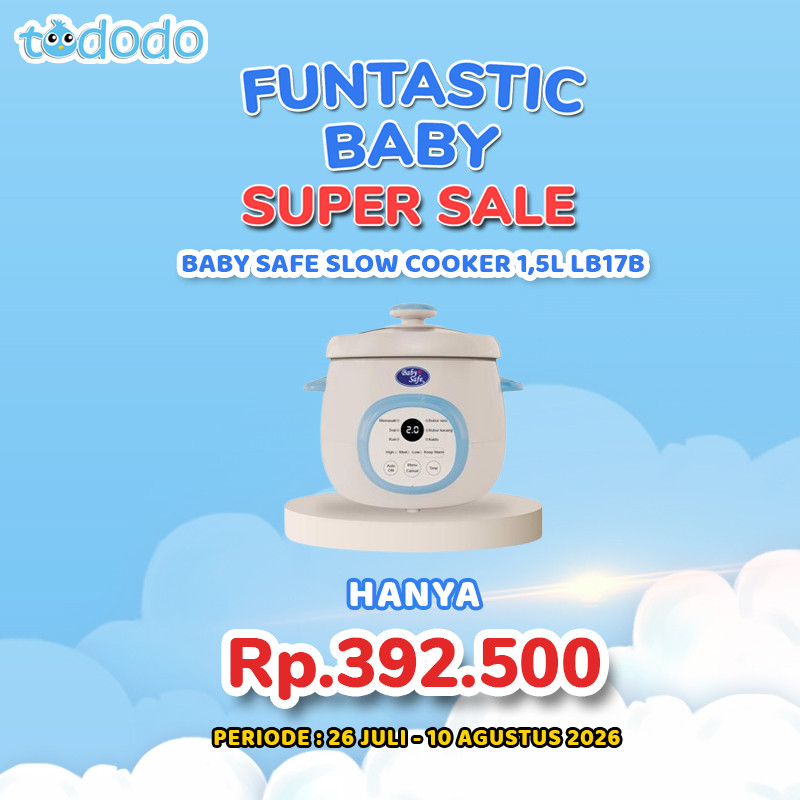BABY SAFE SLOW COOKER 1,5L LB17B