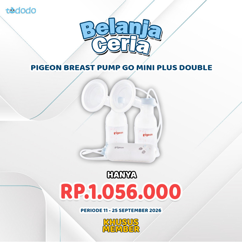 PIGEON BREAST PUMP GO MINI PLUS DOUBLE