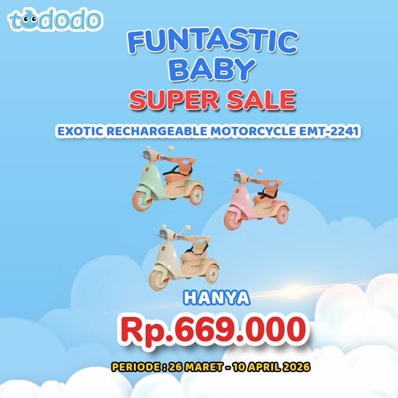 EXOTIC RECHARGEABLE MOTORCYCLE EMT-2241