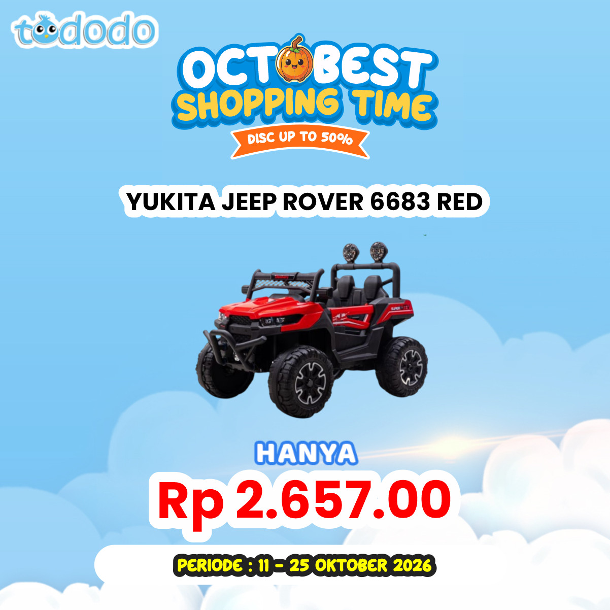 YUKITA JEEP ROVER 6683