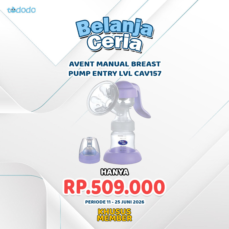 AVENT MANUAL BREAST PUMP ENTRY LVL CAV157