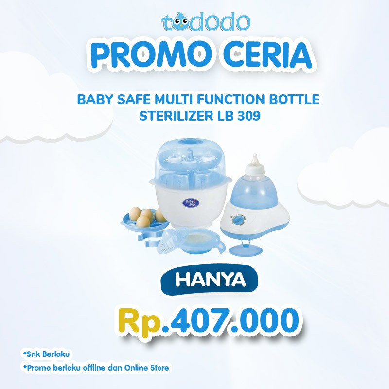 BABY SAFE MULTI FUNCTION BOTTLE STERILIZER LB 309