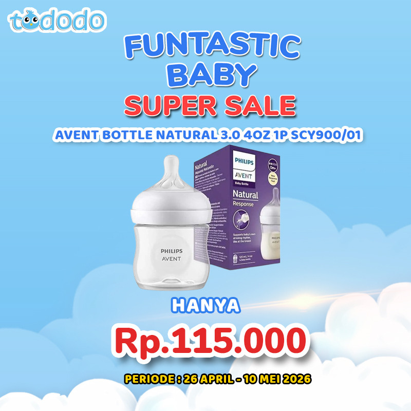 AVENT BOTTLE NATURAL 3.0 4OZ 1P SCY900/01