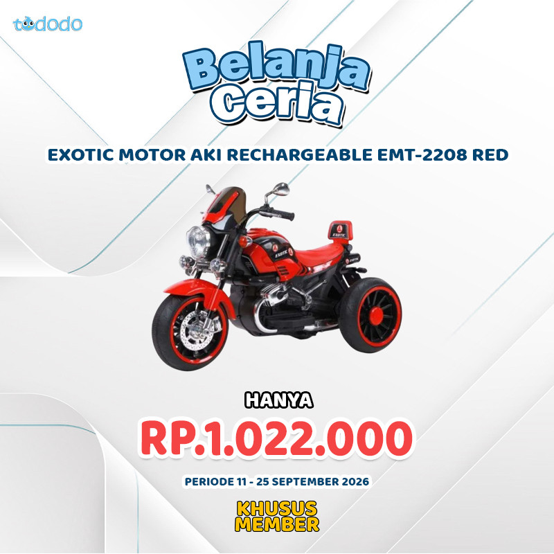 EXOTIC MOTOR AKI RECHARGEABLE EMT-2208