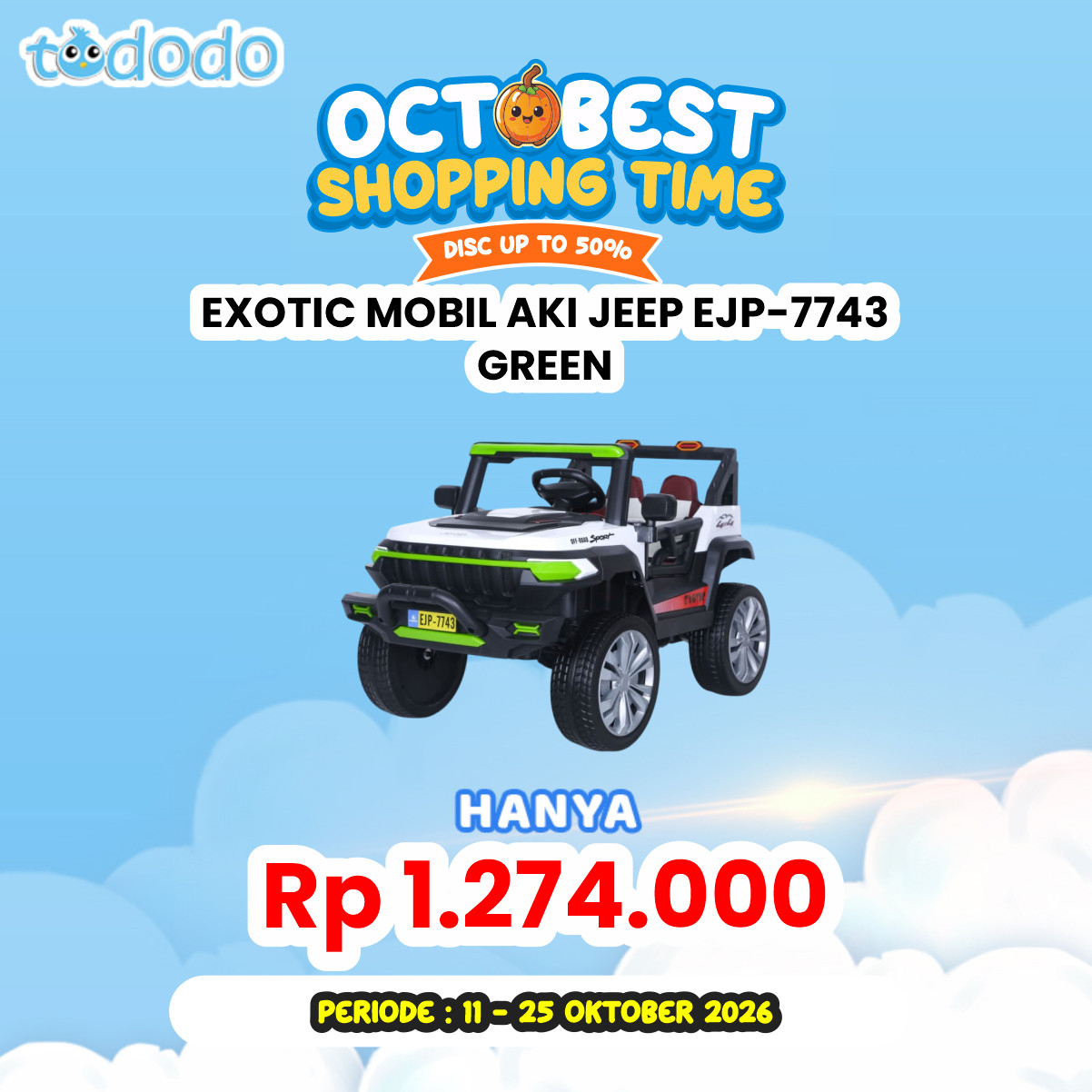 EXOTIC MOBIL AKI JEEP EJP-7743