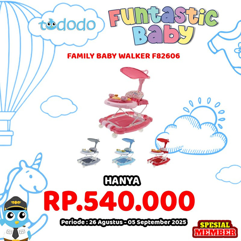 FAMILY BABY WALKER F82606
