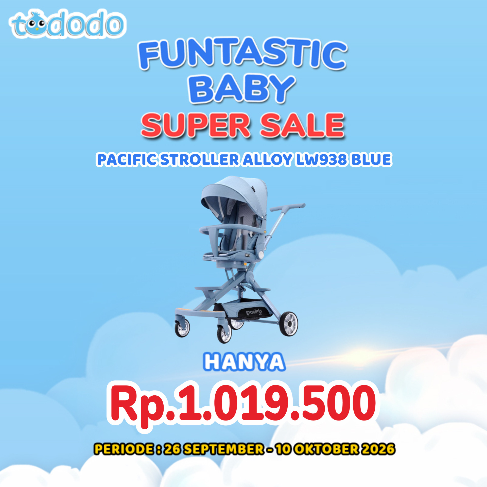 PACIFIC STROLLER ALLOY LW938