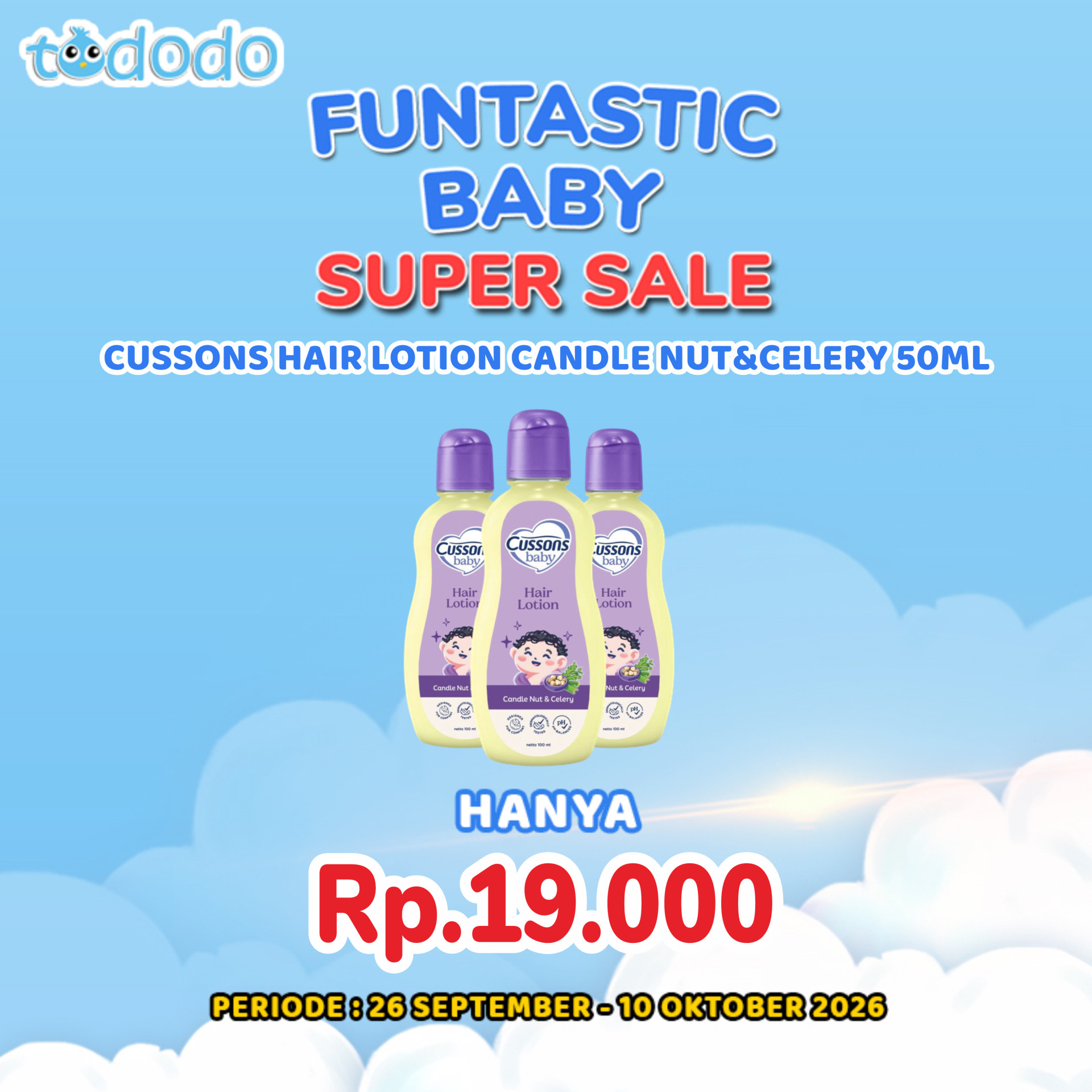 CUSSONS HAIR LOTION CANDLE NUT&CELERY 50ML
