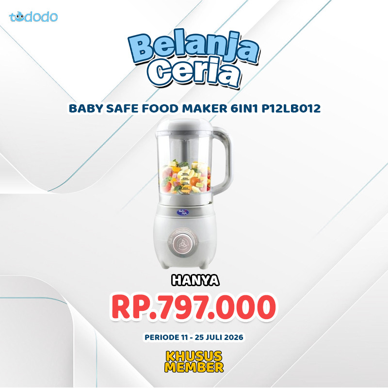 BABY SAFE FOOD MAKER 6IN1 P12LB012