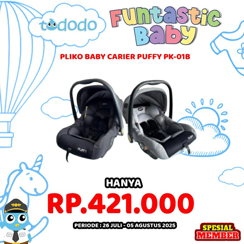 PLIKO BABY CARIER PUFFY PK-01B