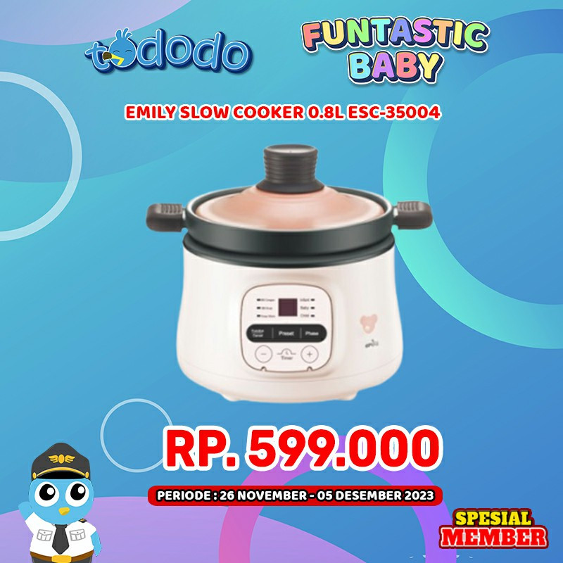 EMILY SLOW COOKER 0.8L