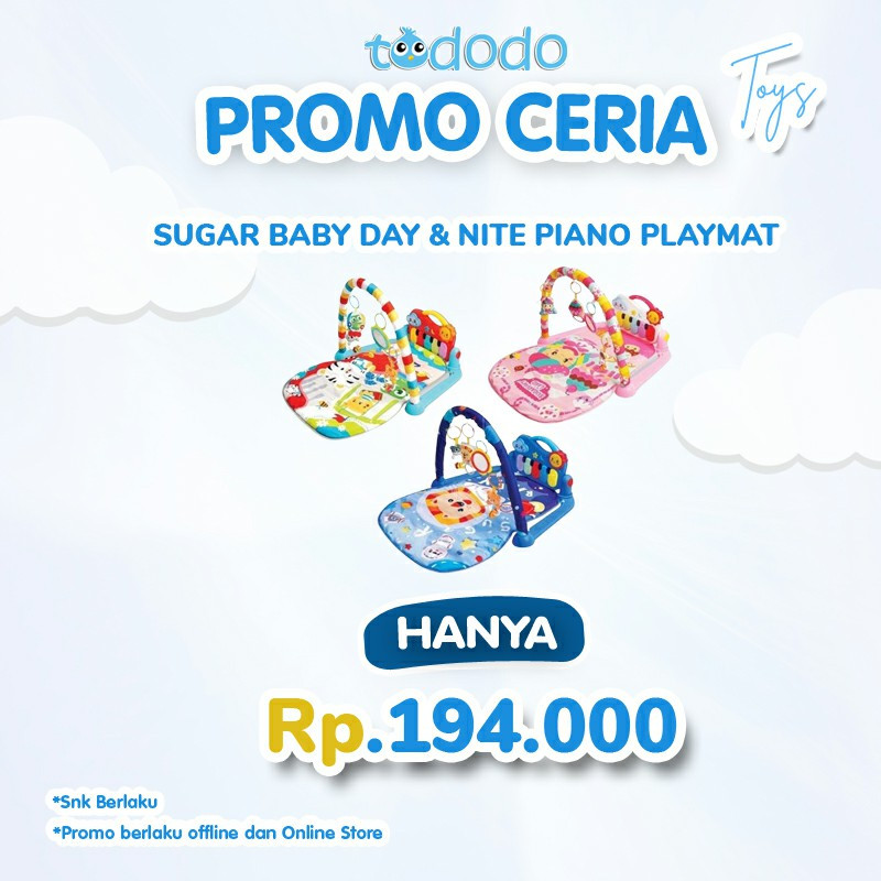 SUGAR BABY DAY & NITE PIANO PLAYMAT