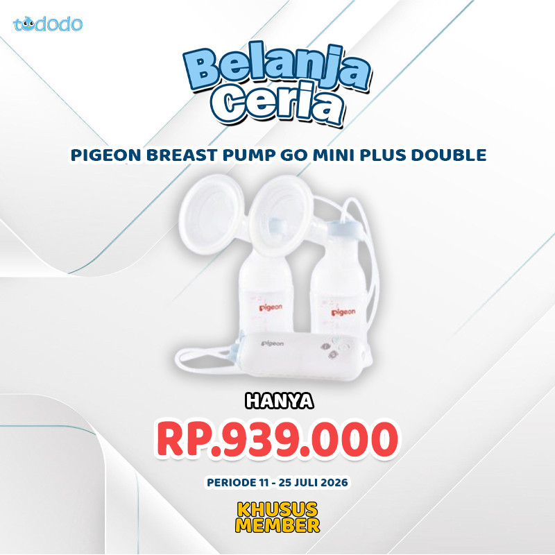 PIGEON BREAST PUMP GO MINI PLUS DOUBLE