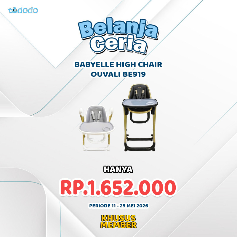 BABYELLE HIGH CHAIR OUVALI BE919