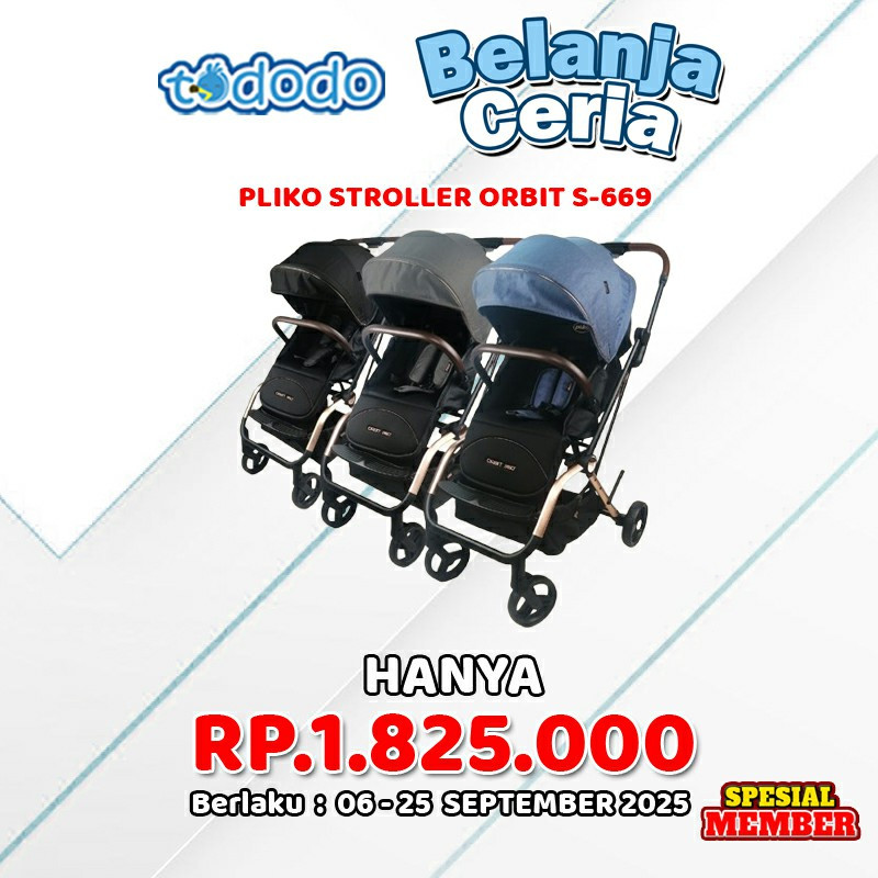 PLIKO STROLLER ORBIT S-669