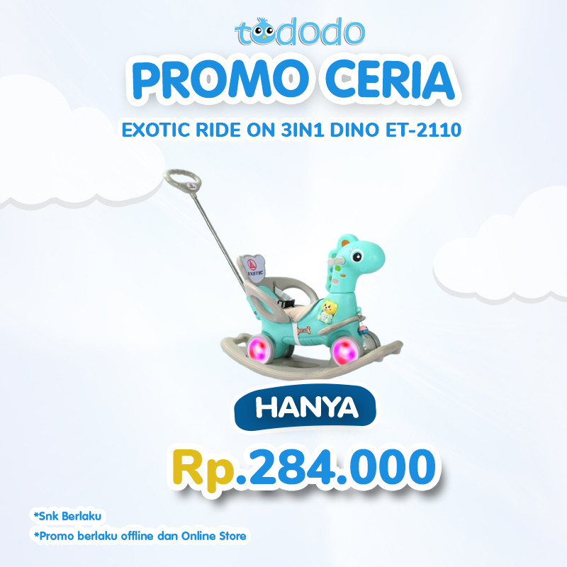 EXOTIC RIDE ON 3IN1 DINO ET-2110