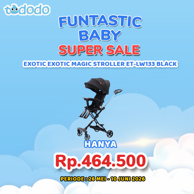 EXOTIC EXOTIC MAGIC STROLLER ET-LW133 BLACK