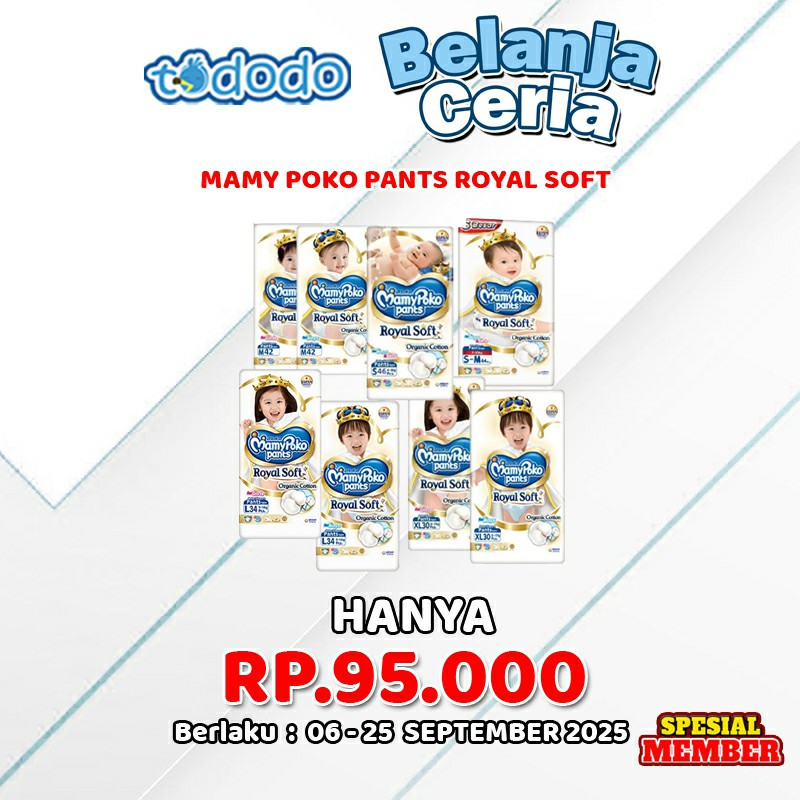 MAMY POKO PANTS ROYAL SOFT