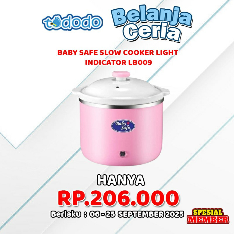 BABY SAFE SLOW COOKER LIGHT INDICATOR LB009