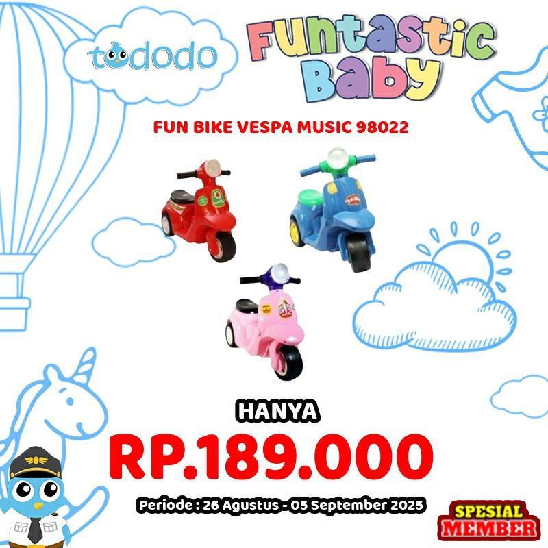 FUN BIKE VESPA MUSIC 98022